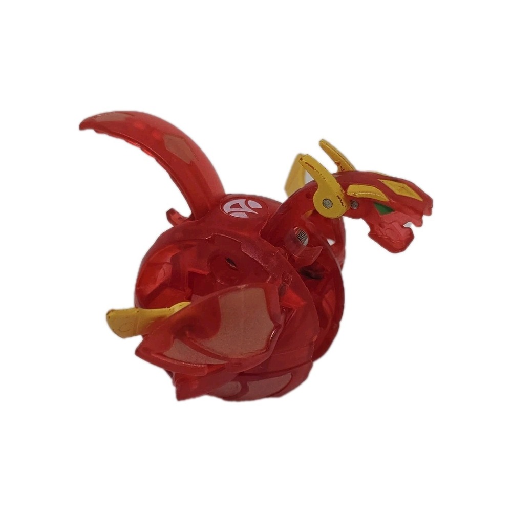 Bakugan Translucent Pyrus Pyro Dragonoid New Vestroia 500g Spin Master Red